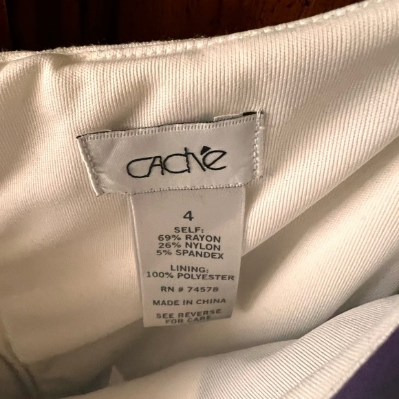 NWOT Cache Diagonally Patterned Dress - Picture 2 of 3